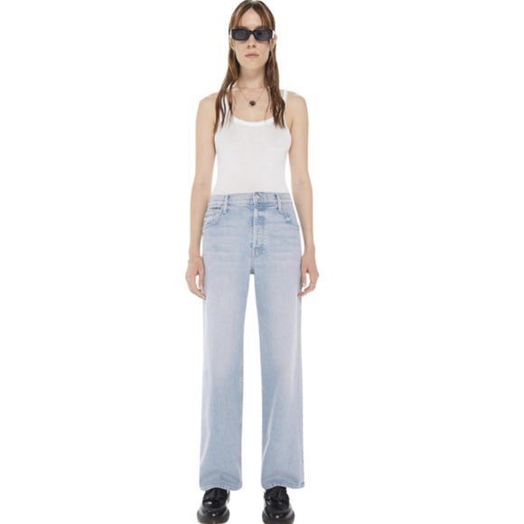 MOTHER Denim - Mother Superior High Waist Spinner Skimp Wide Leg Jeans 1668-259 PreParty sz 30